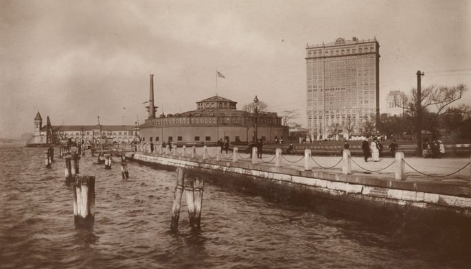 Battery Park, 1850S.