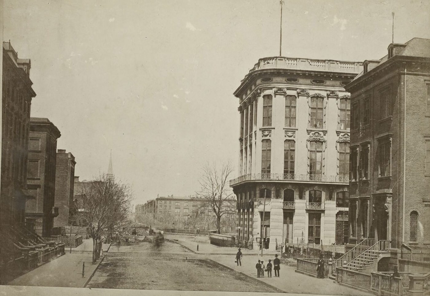 Manhattan, 5Th Avenue And 22Nd Street, 1850S.
