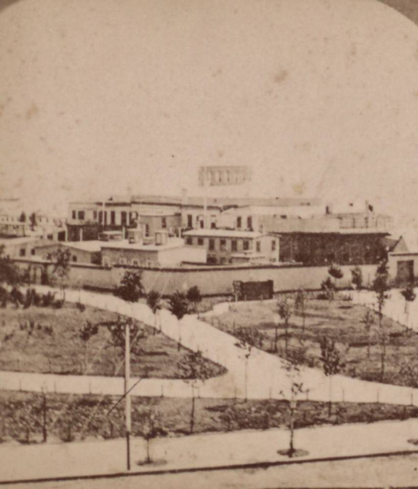 Castle Garden, New York [View Of Grounds], 1850S.