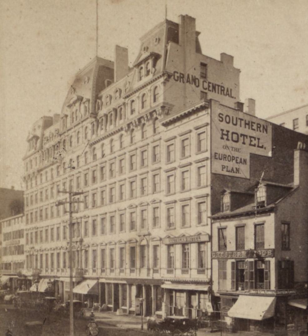 Grand Central Hotel, 1850S.