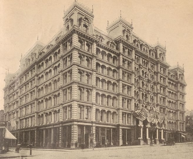 The Park Avenue Hotel, Park Avenue And Thirty Fourth Street, 1850S.