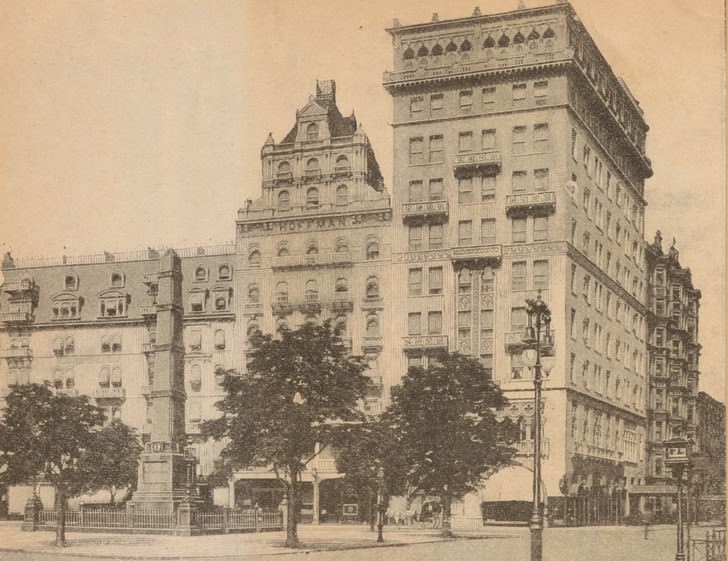 The Hoffman House, Broadway And Twenty Fifth Street, 1850S.