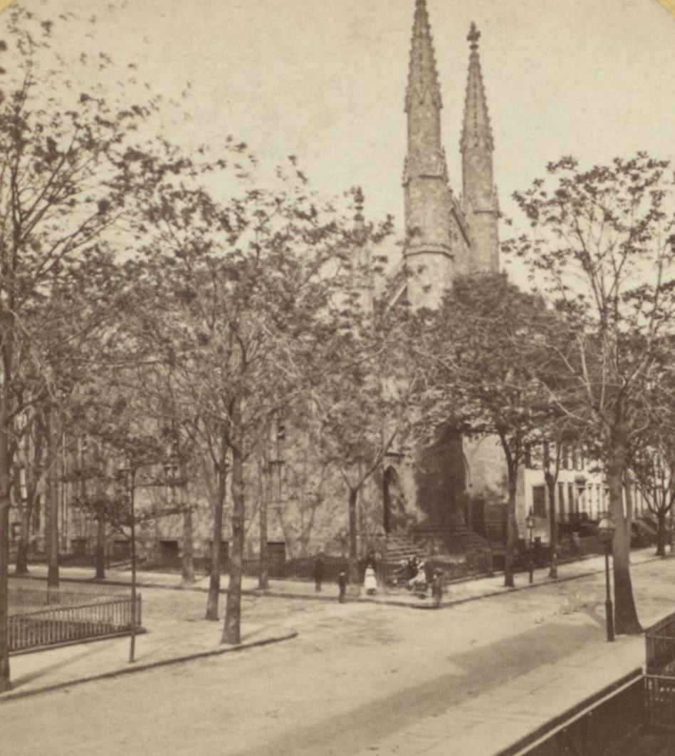 First Unitarian Church, Brooklyn, 1850S.