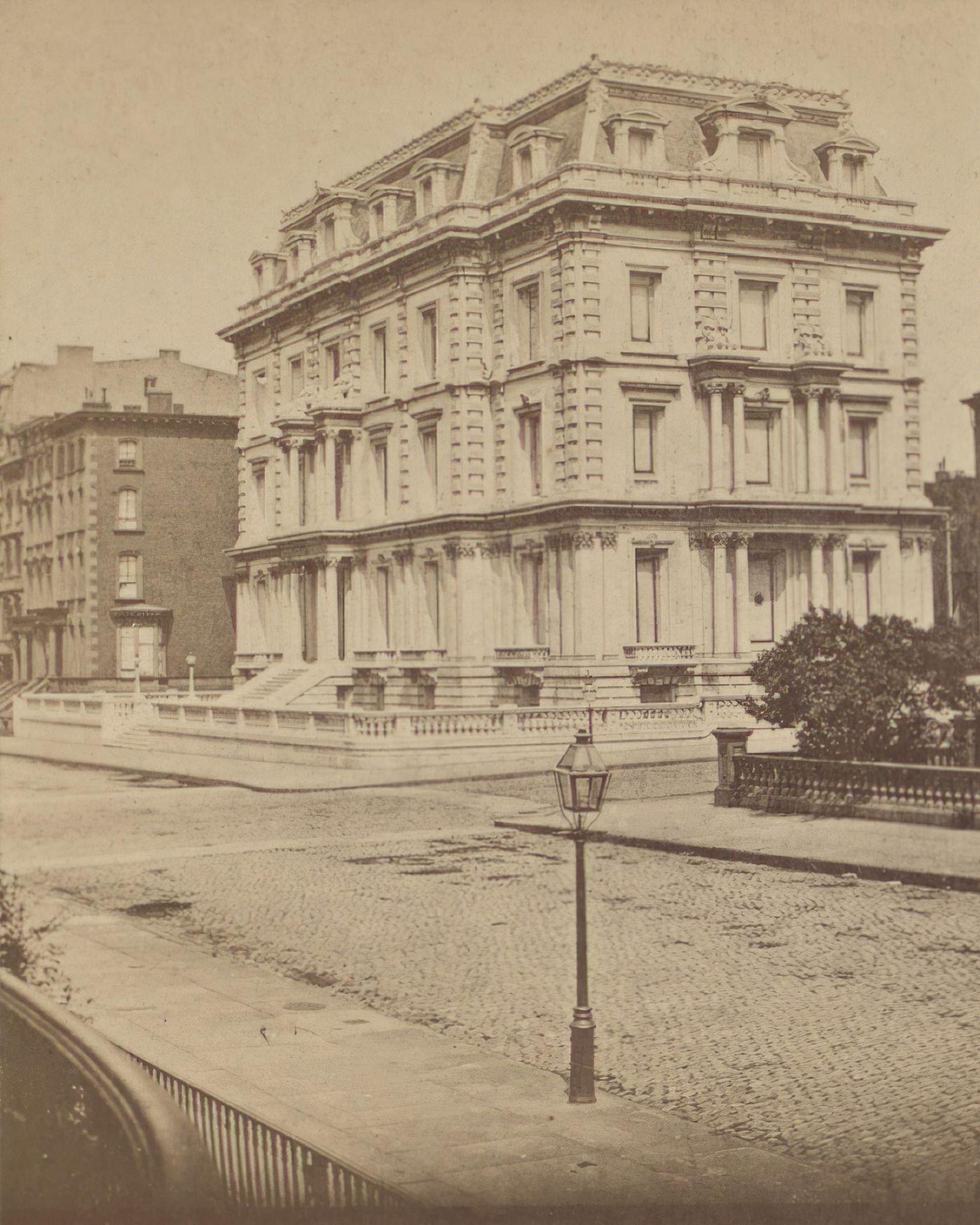 Residence Of The Late A.t. Stewart, New York, Manhattan, 1860
