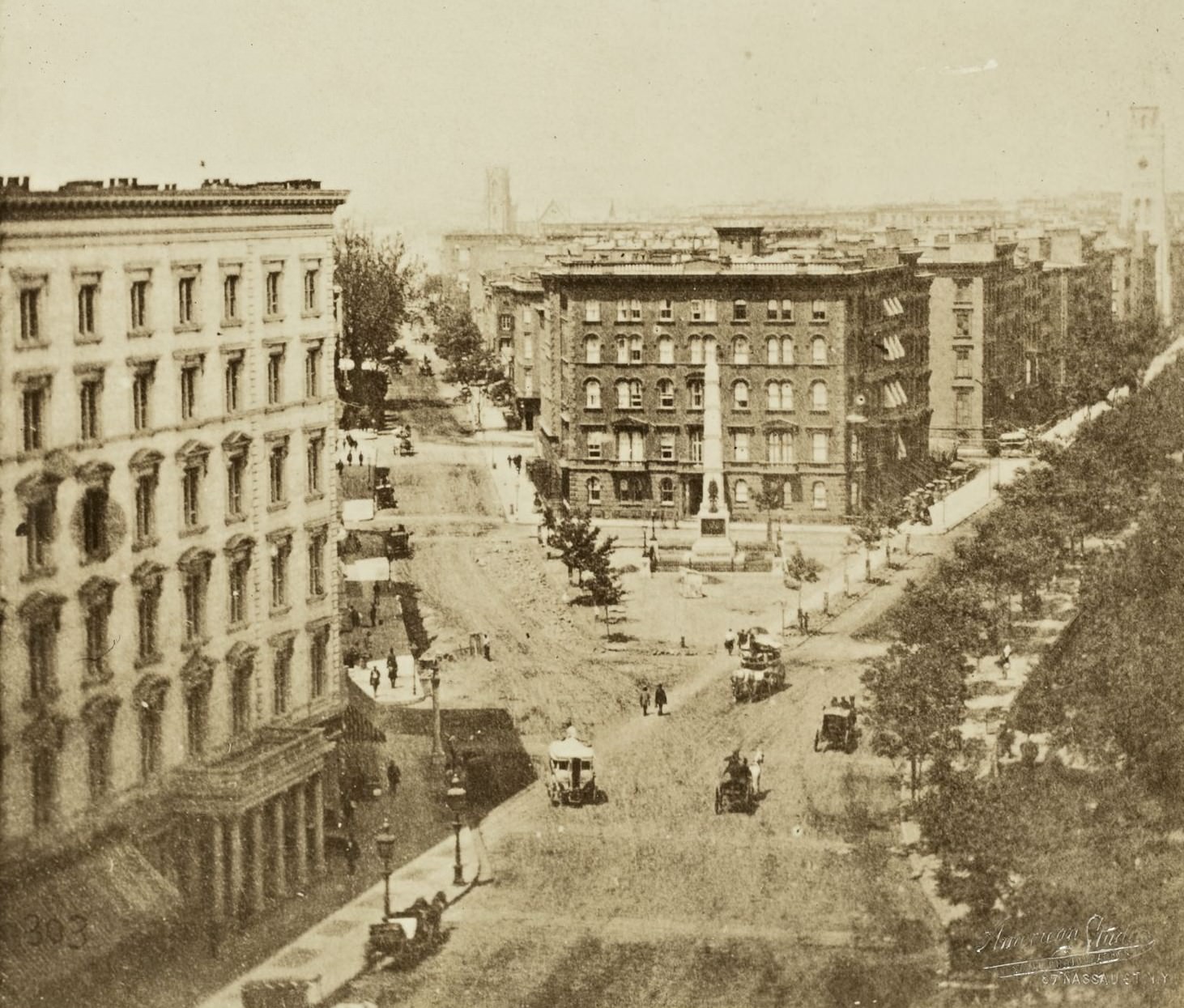 5Th Avenue And 23Rd Street, Manhattan, 1860S.