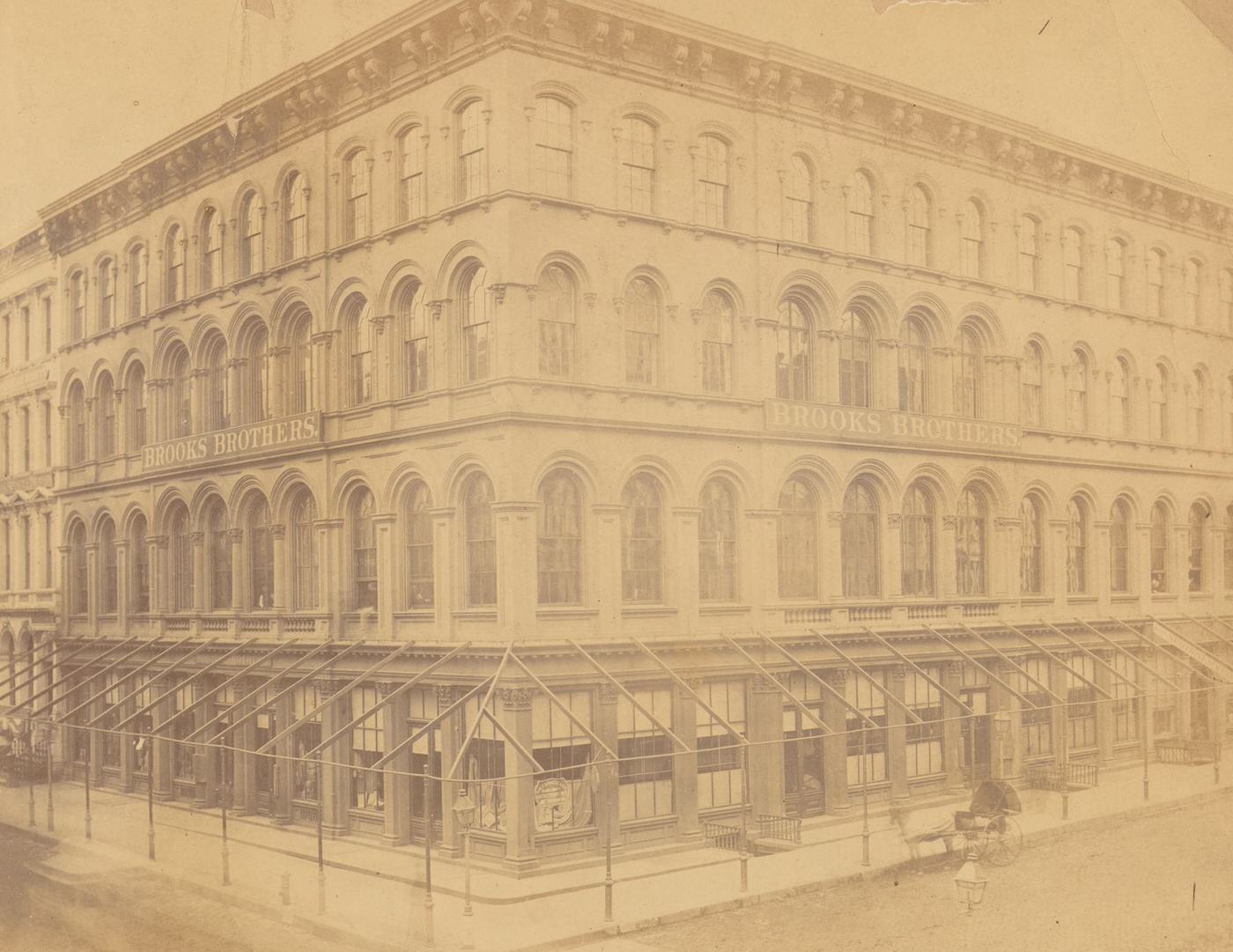 Brooks Brothers Store, 1860S.