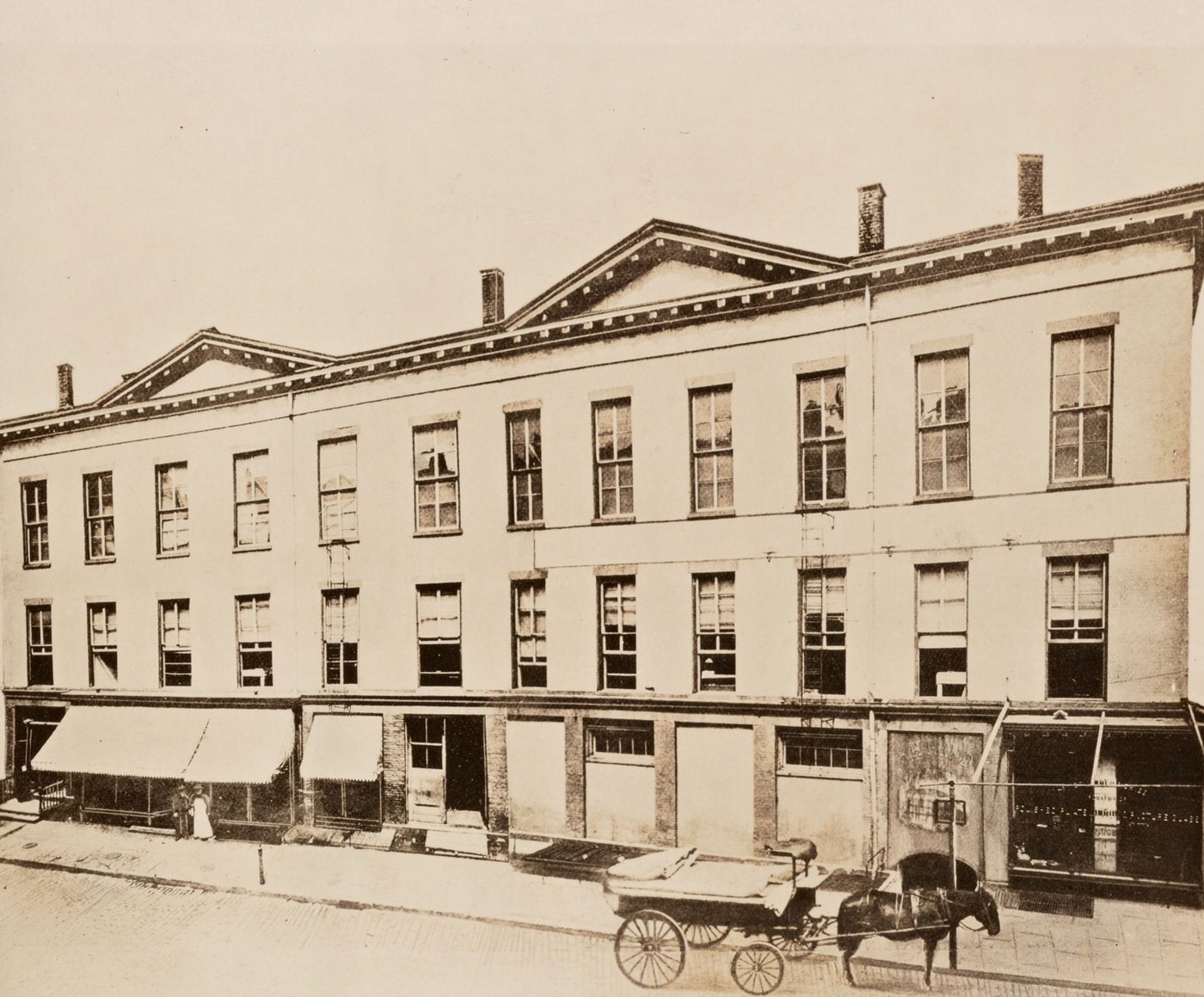 Orange Street Armory (Cammeyer Building), 1860S.