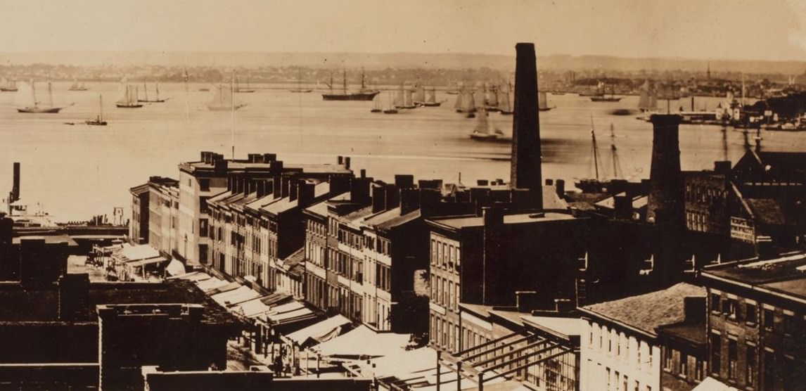 State Street And Henry Street In Brooklyn, 1860S.