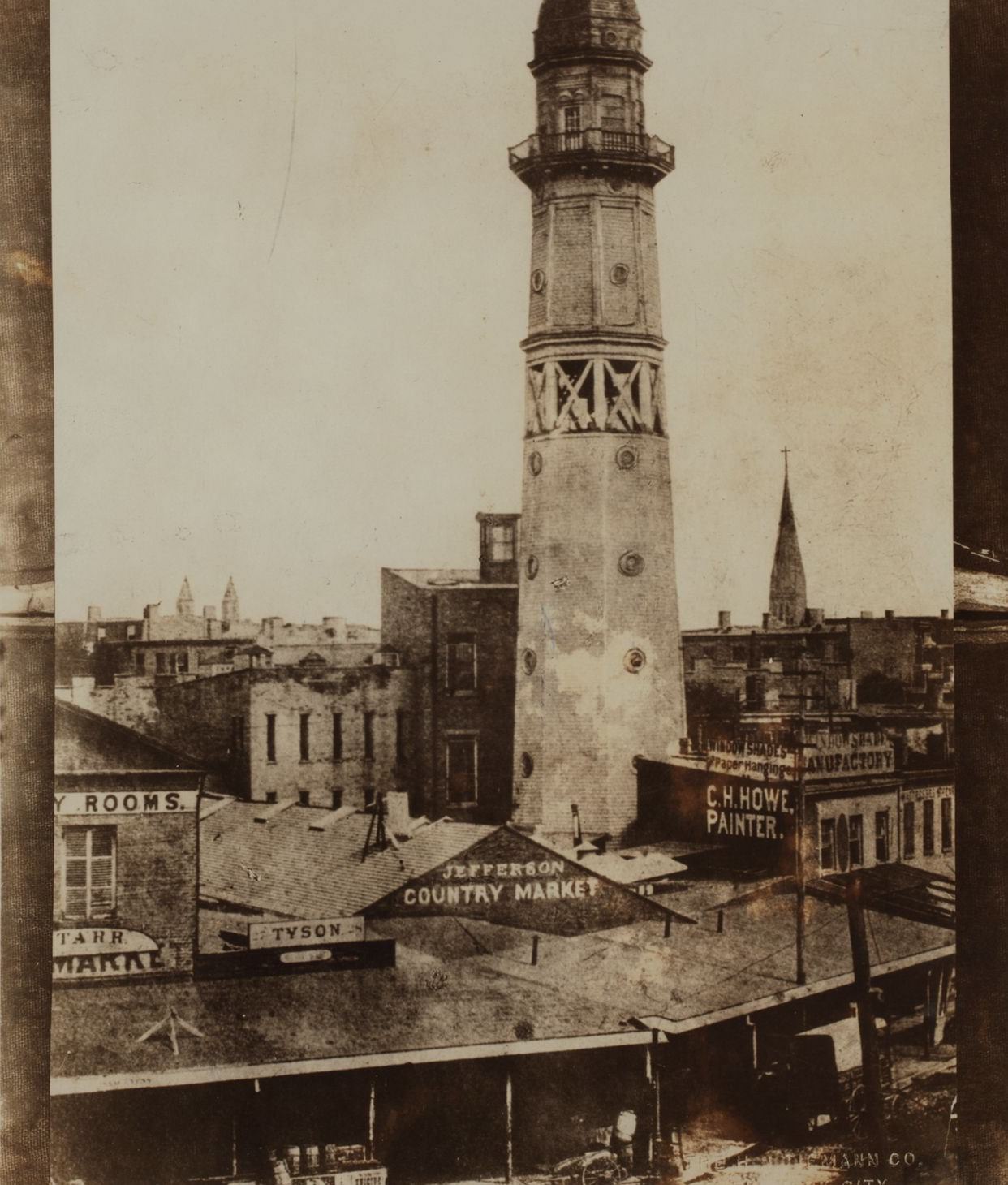 6Th Avenue And 9Th Street, Manhattan, 1860S.