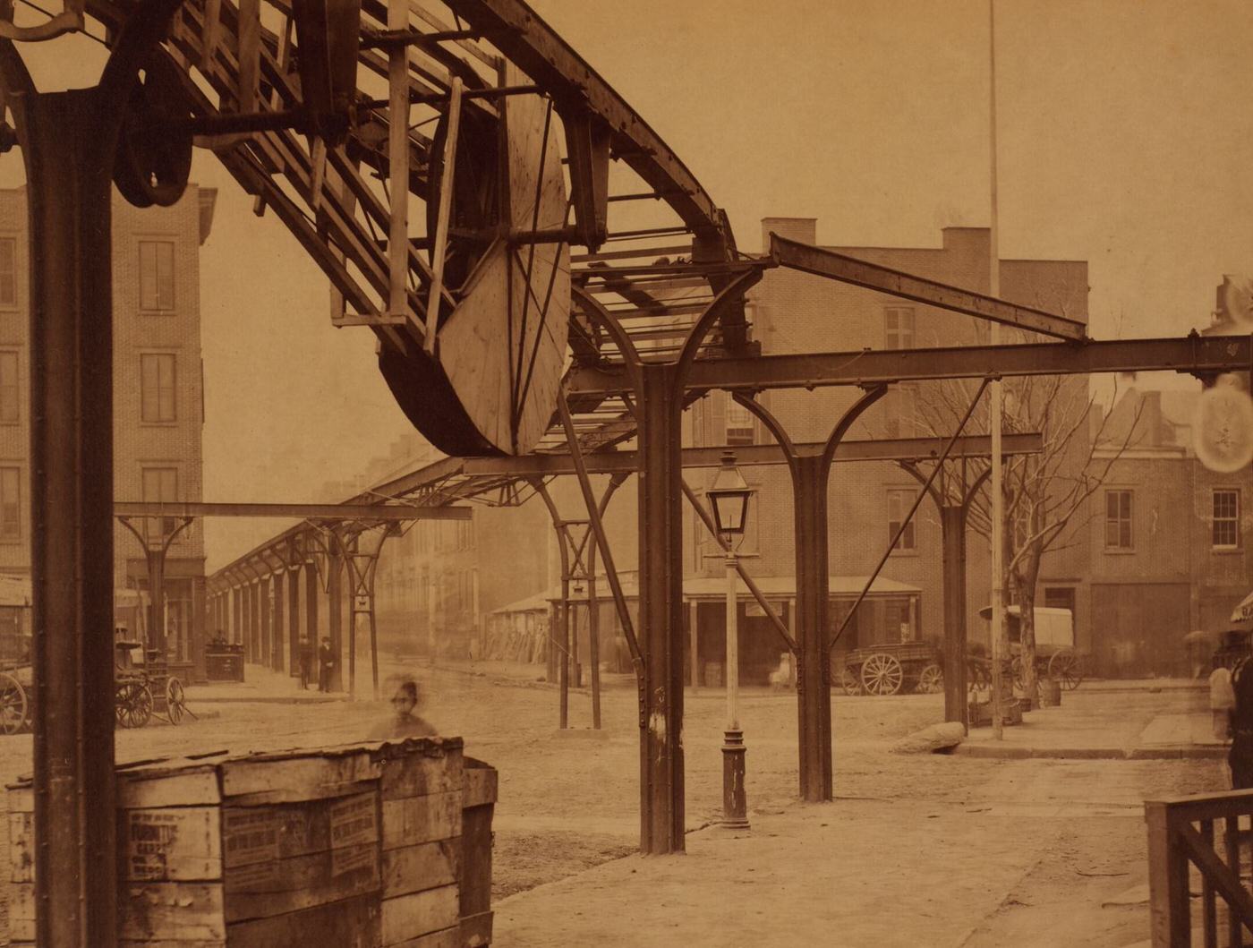 9Th Avenue And Gansevoort Street, Manhattan, 1860S.