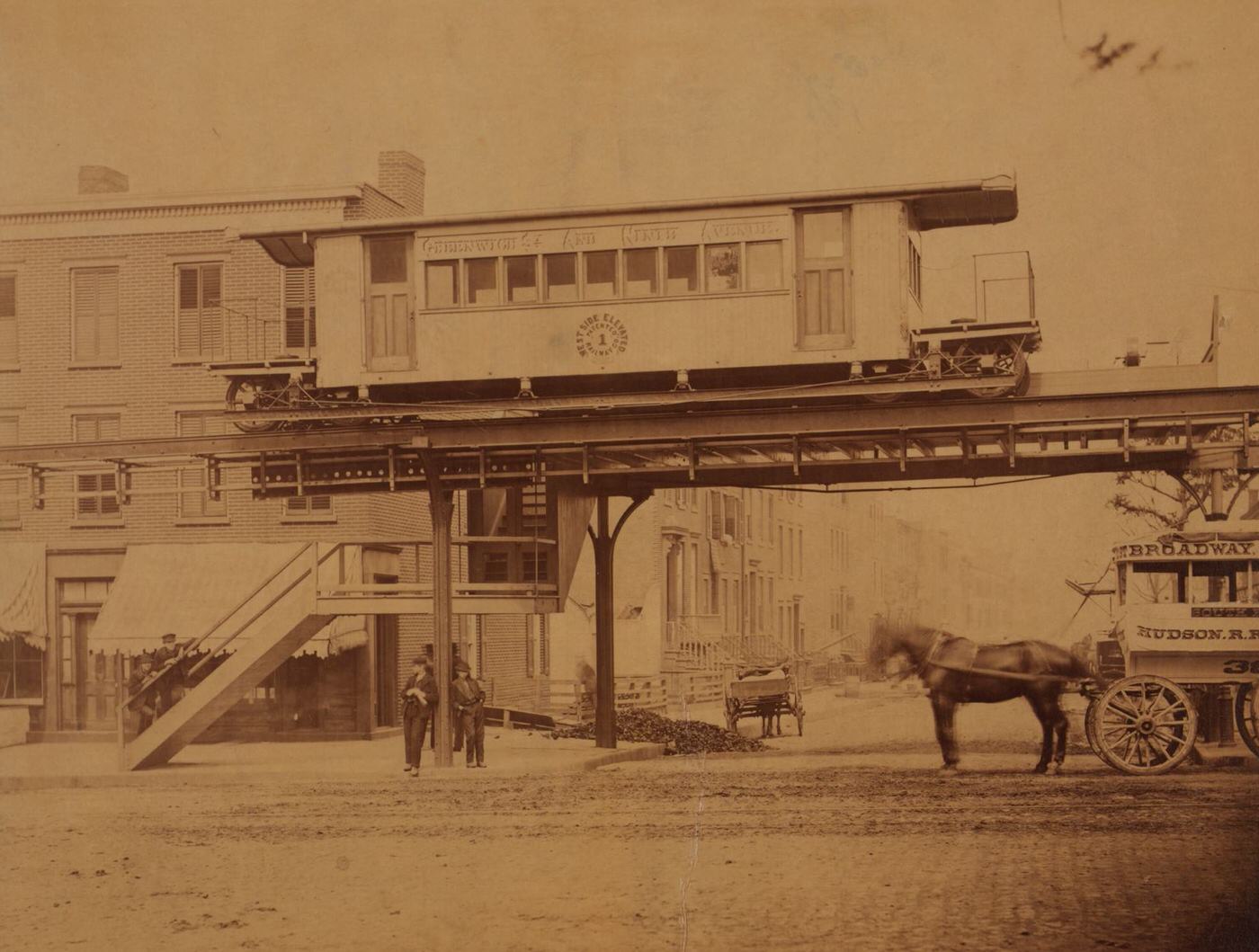 9Th Avenue And 29Th Street (West), Manhattan, 1860S.