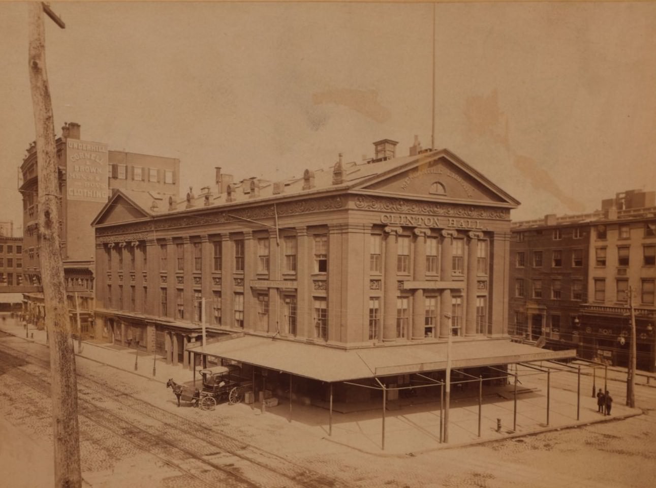 8Th Street And Astor Place, Manhattan, 1860S.