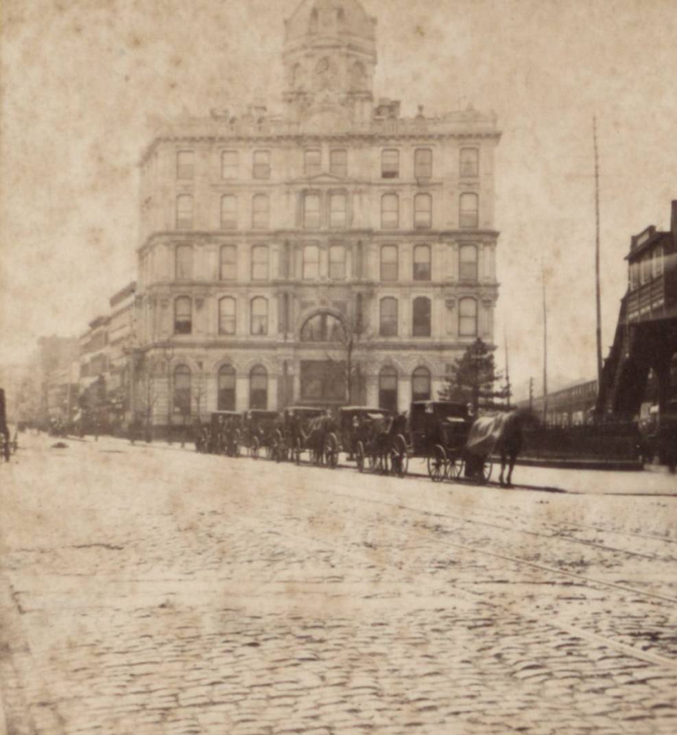 Union Dime Savings Bank On Sixth Avenue, 1860S.