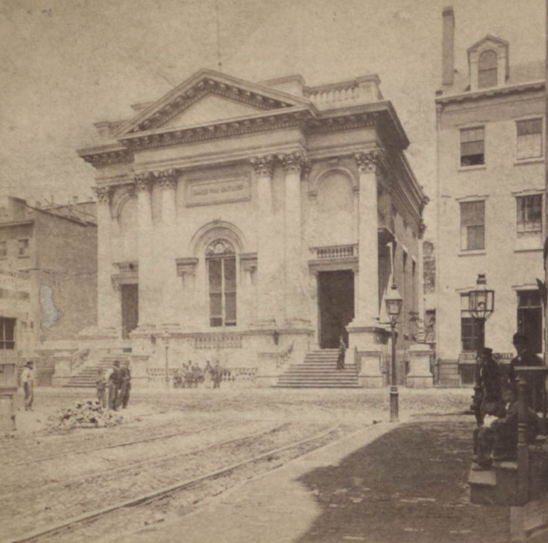 Bank For Saving On Bleeker Street, 1860S.