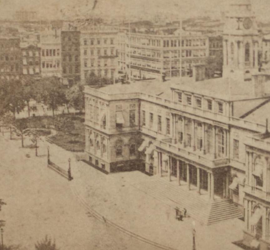 City Hall, New York, 1865.