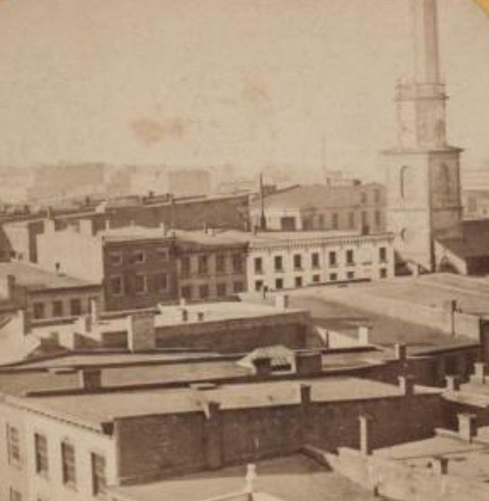 Bird'S-Eye View Of N.y. City, From Obs, U.s. Hotel, 1860S.