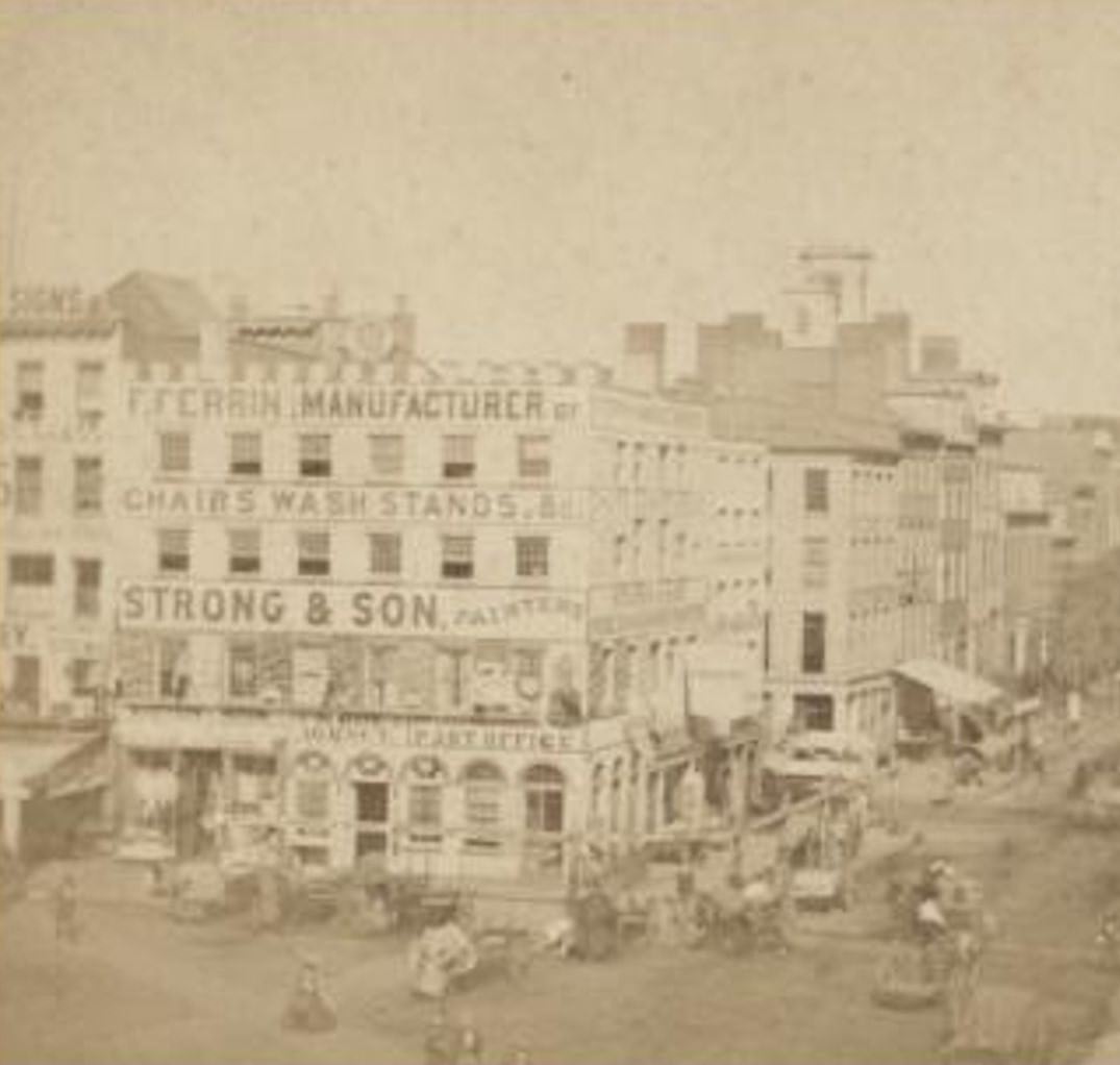 Chatham Square, 1865.