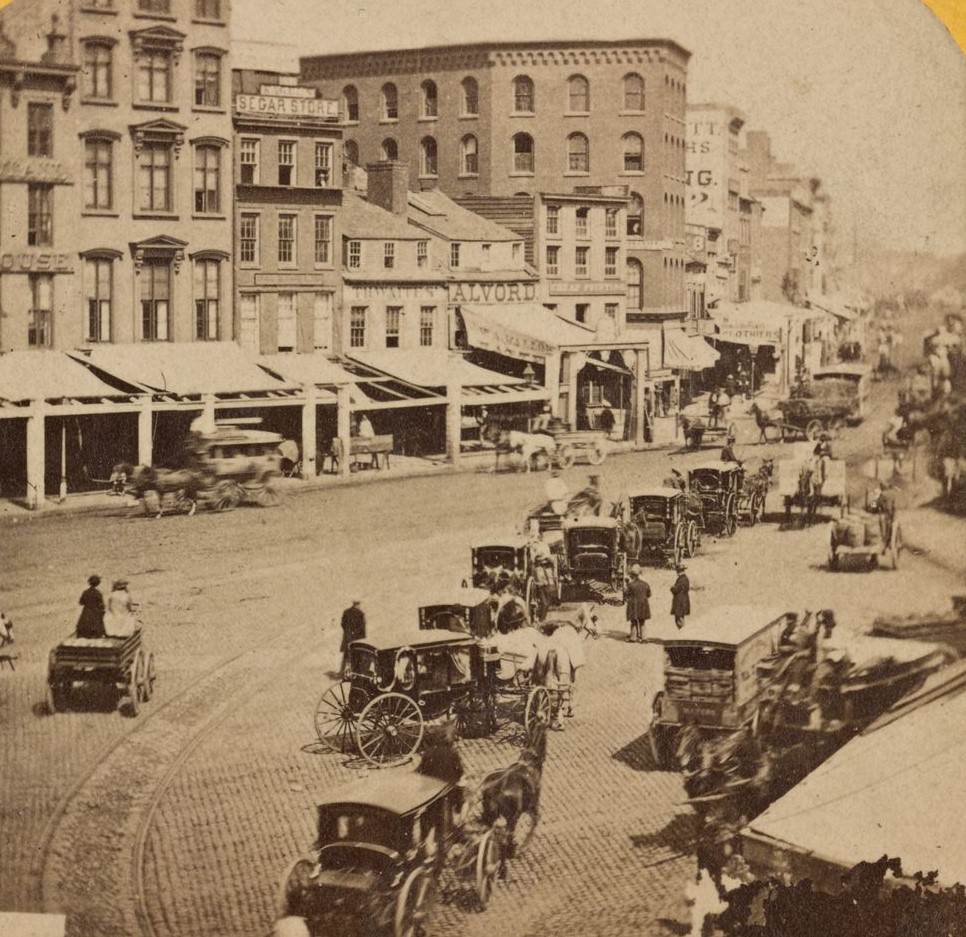 Chatham Square, 1860.