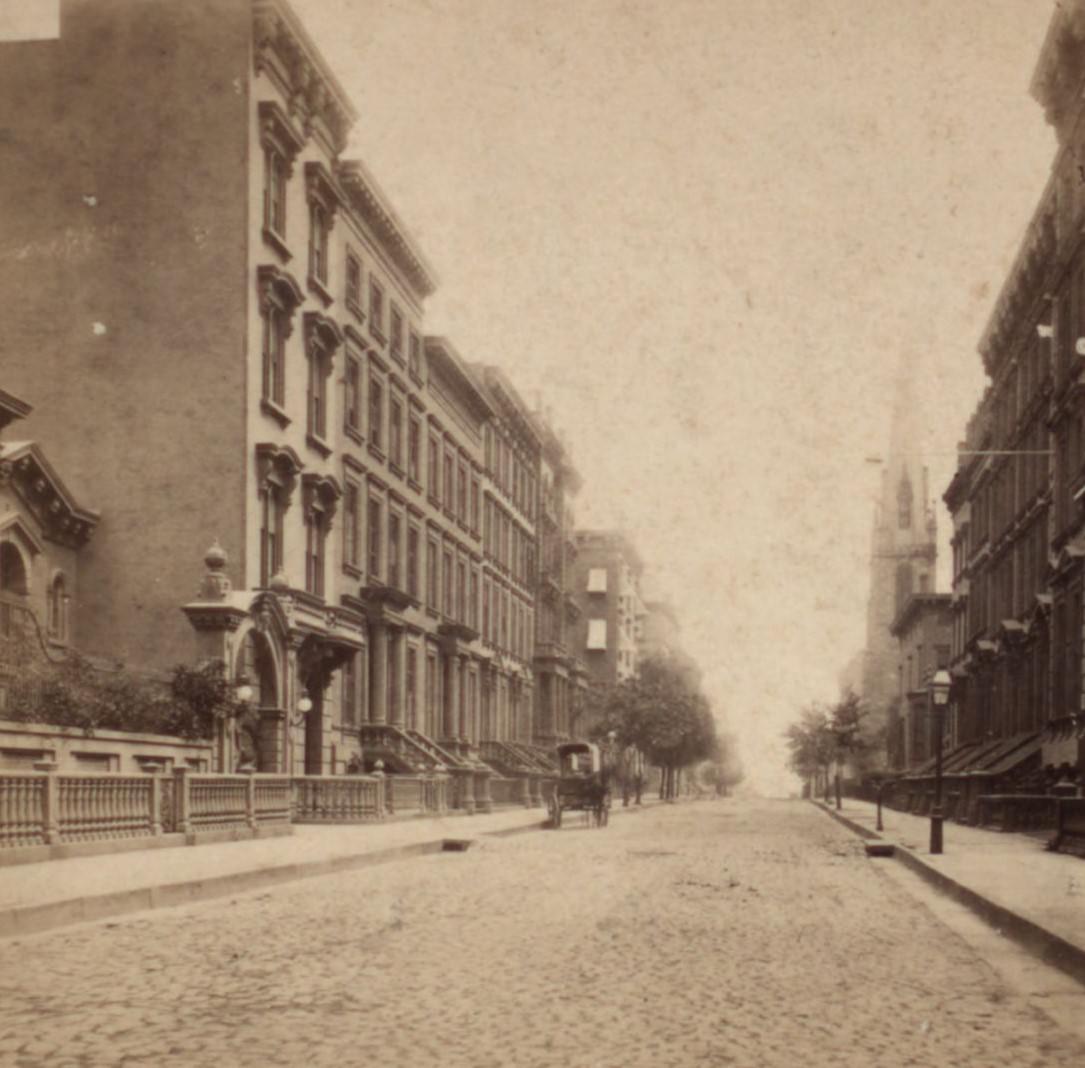 38Th Street, Looking East From Fifth Avenue, 1860S.