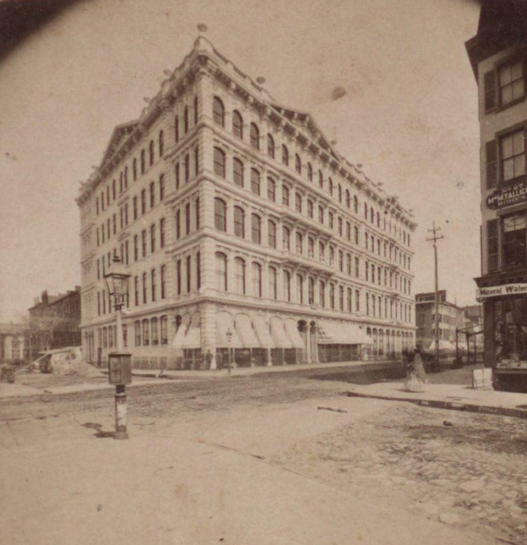 Broadway And Eighteenth Street, 1860S.