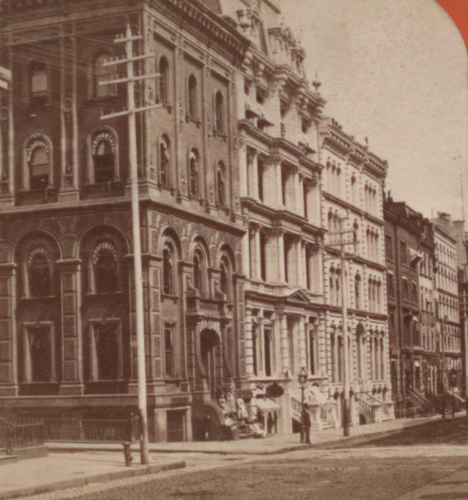 Wall Street Below William, 1860S.