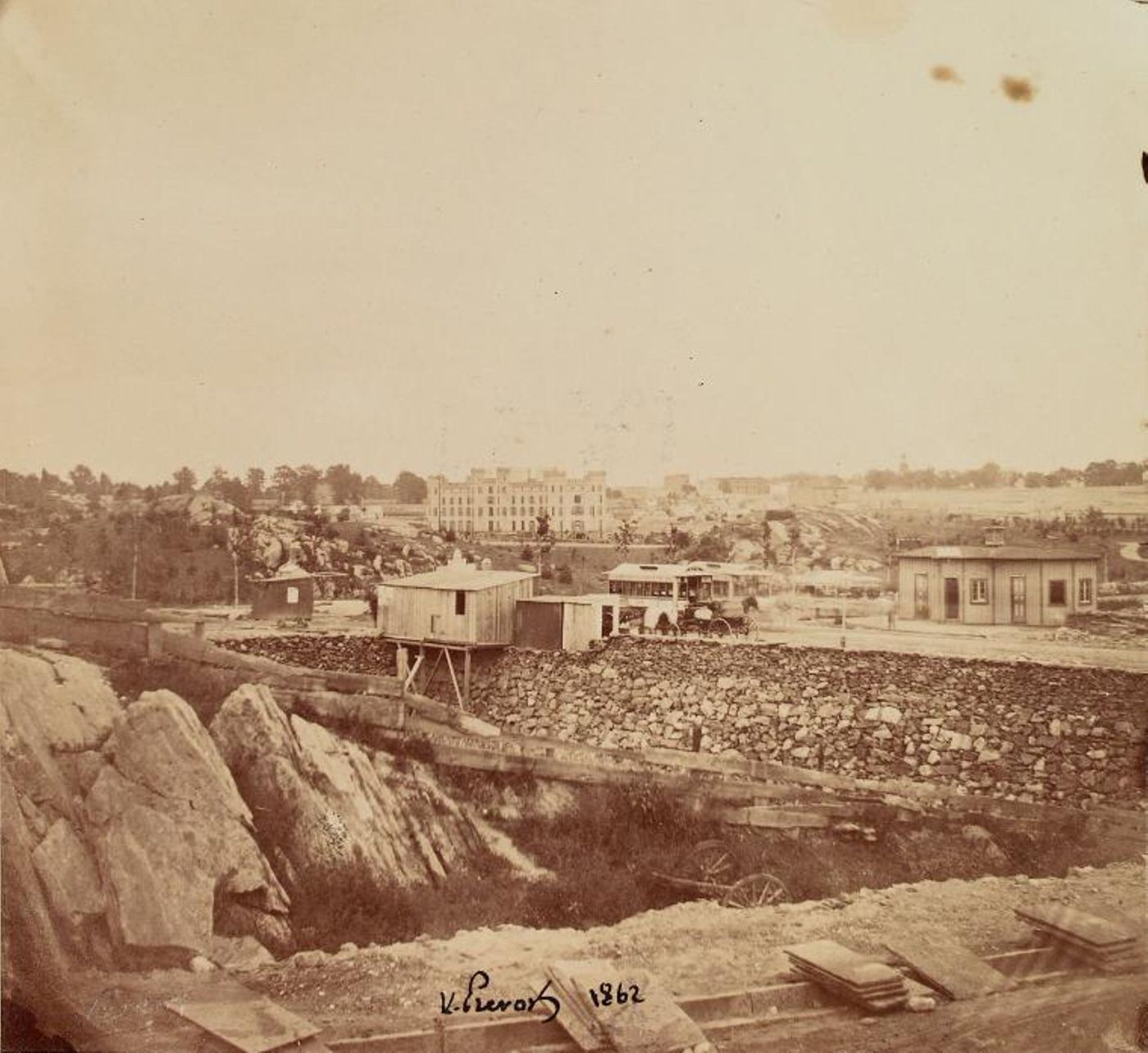 Arsenal From 6Th Ave. Westside, 1860S.