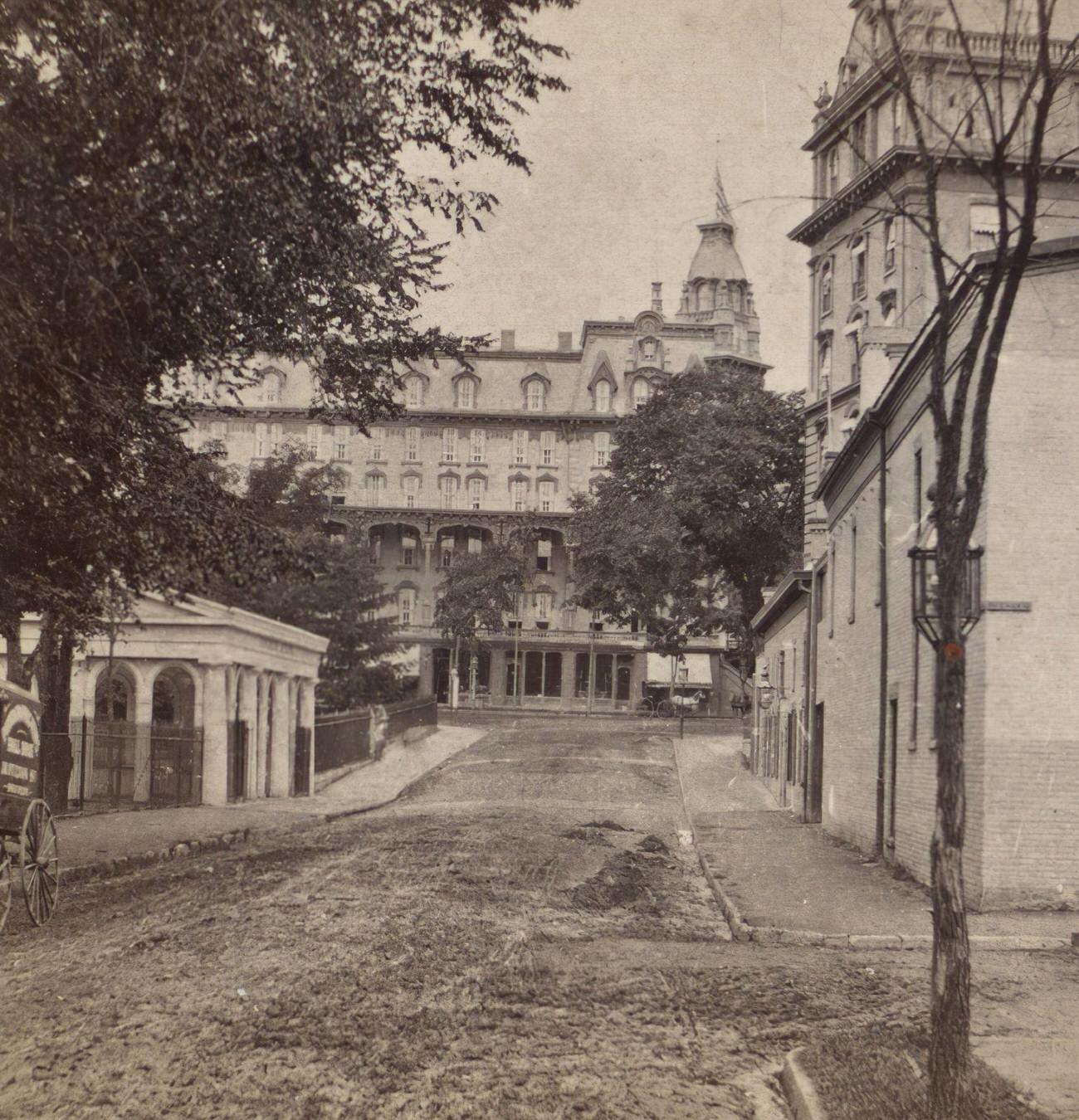 Congress Spring To Grand Hotel In Saratoga Springs, Brooklyn, 1860S