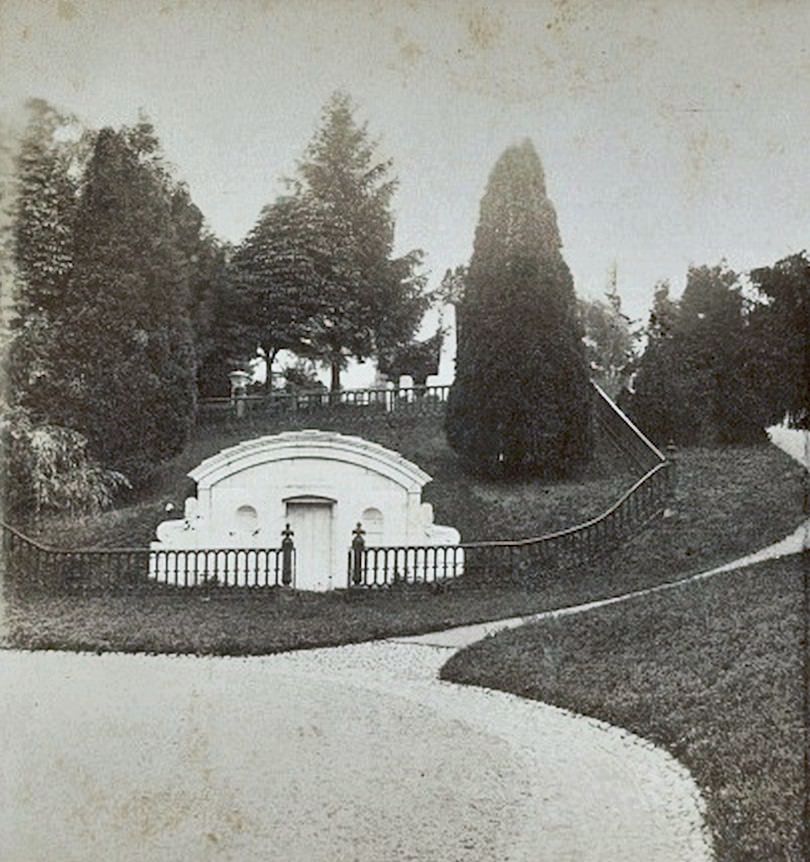 Scenic Greenwood Cemetery, Brooklyn, 1860S