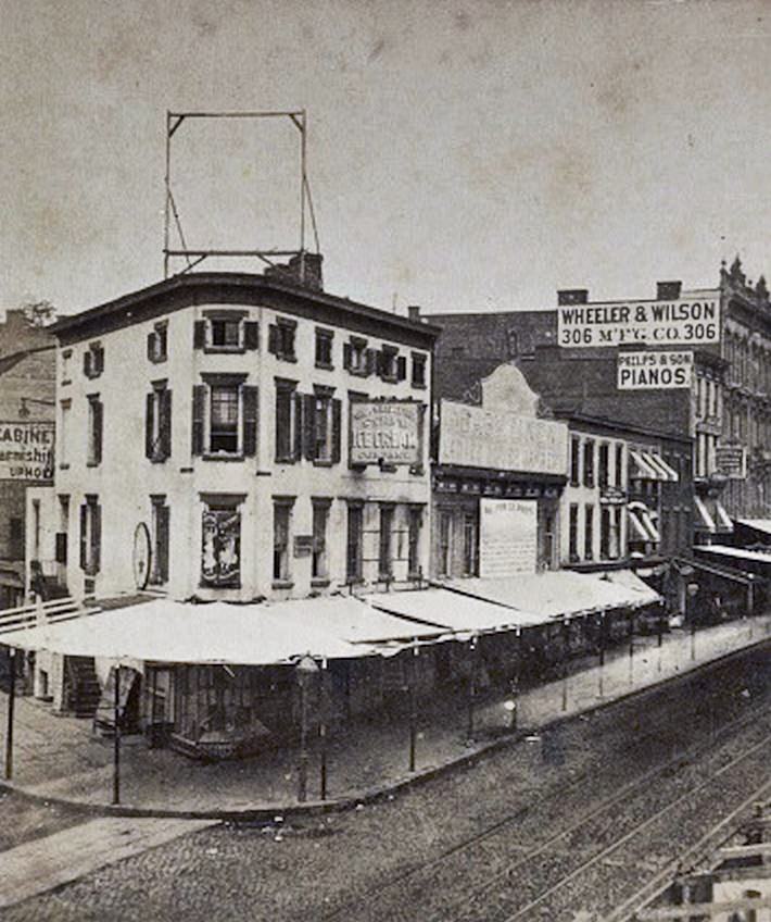 Fulton Street In Brooklyn, 1860S