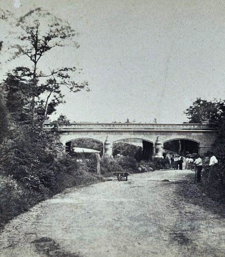 Nethermead Arches In Prospect Park, Brooklyn, 1860S