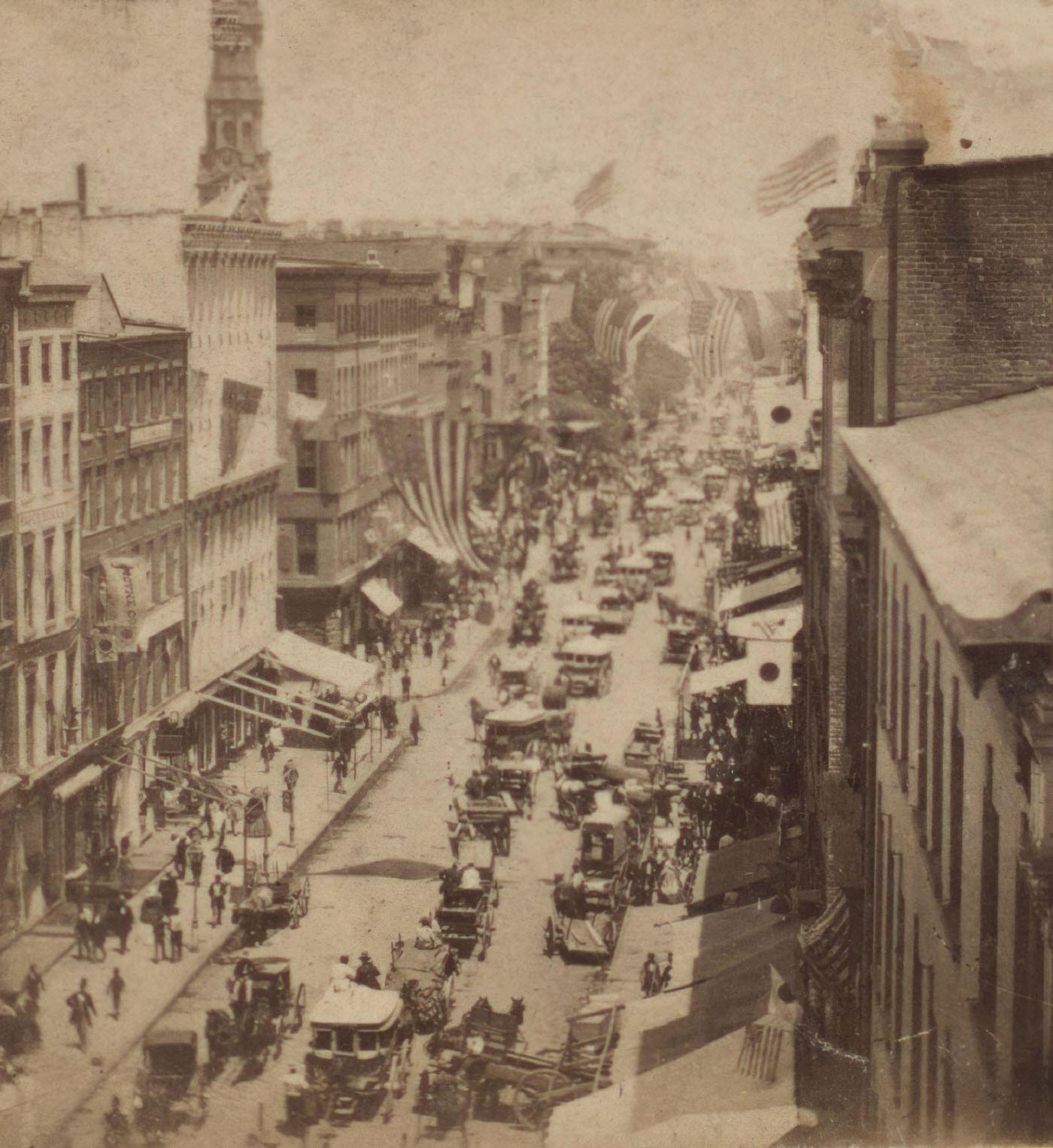 Broadway, Instantaneous, New York City, 1860S