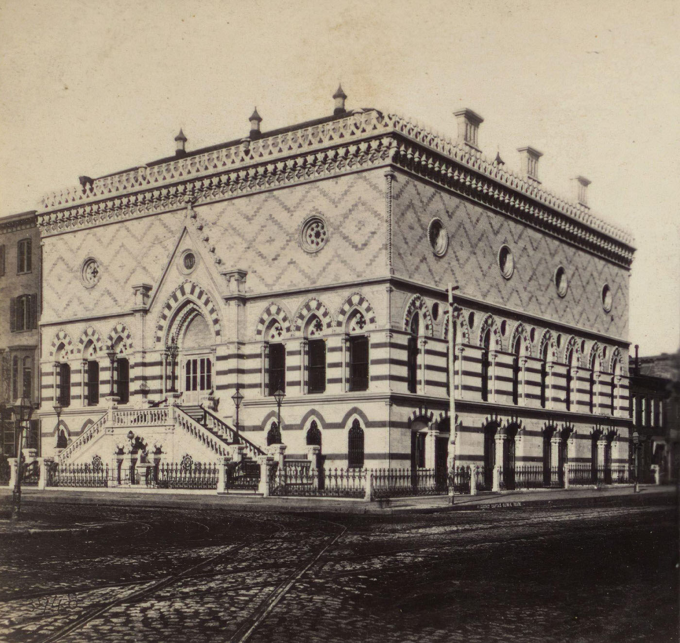 National Academy Of Design, Corner Of 4Th Avenue And 23Rd Street, Manhattan, 1860