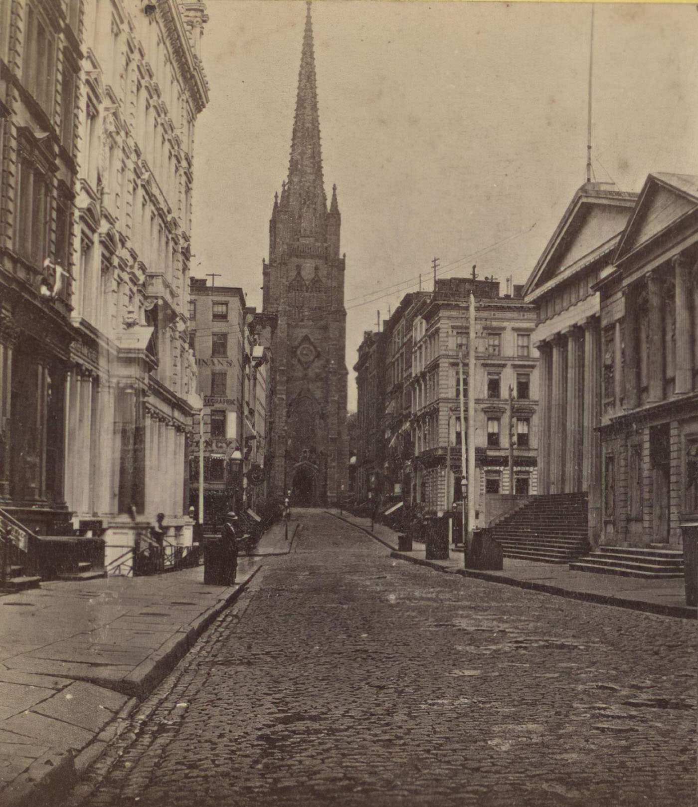 Wall Street, Manhattan, New York, 1865