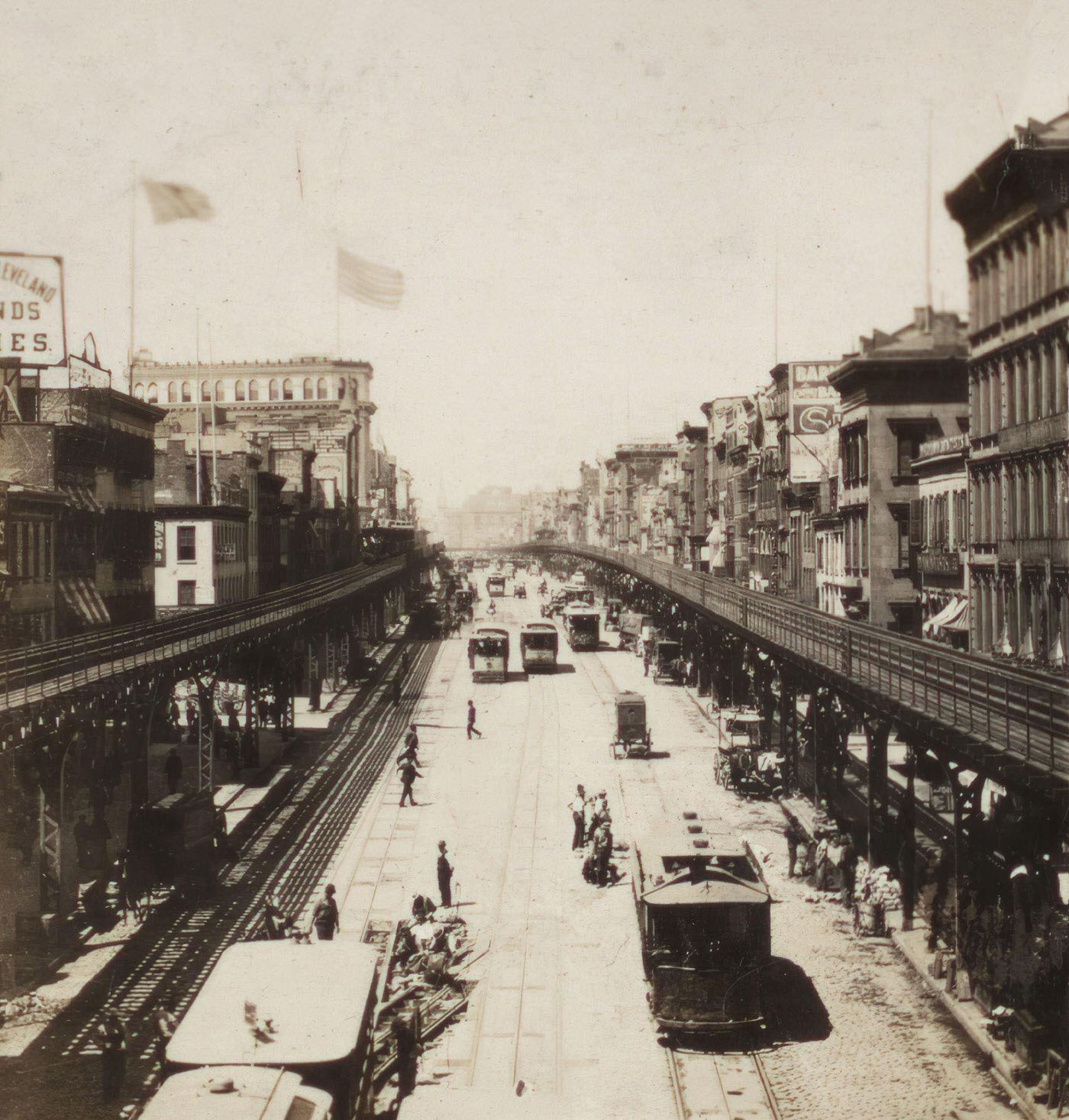 Bowery, New York City Street, New York City, 1860S