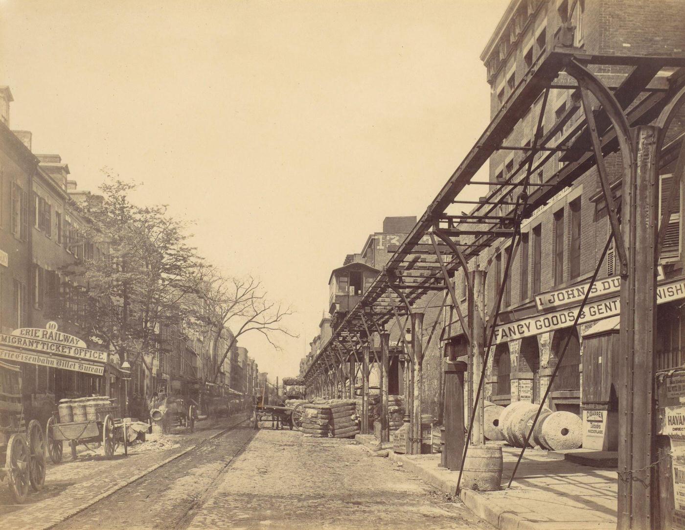 Greenwich Street, New York City, 1870S