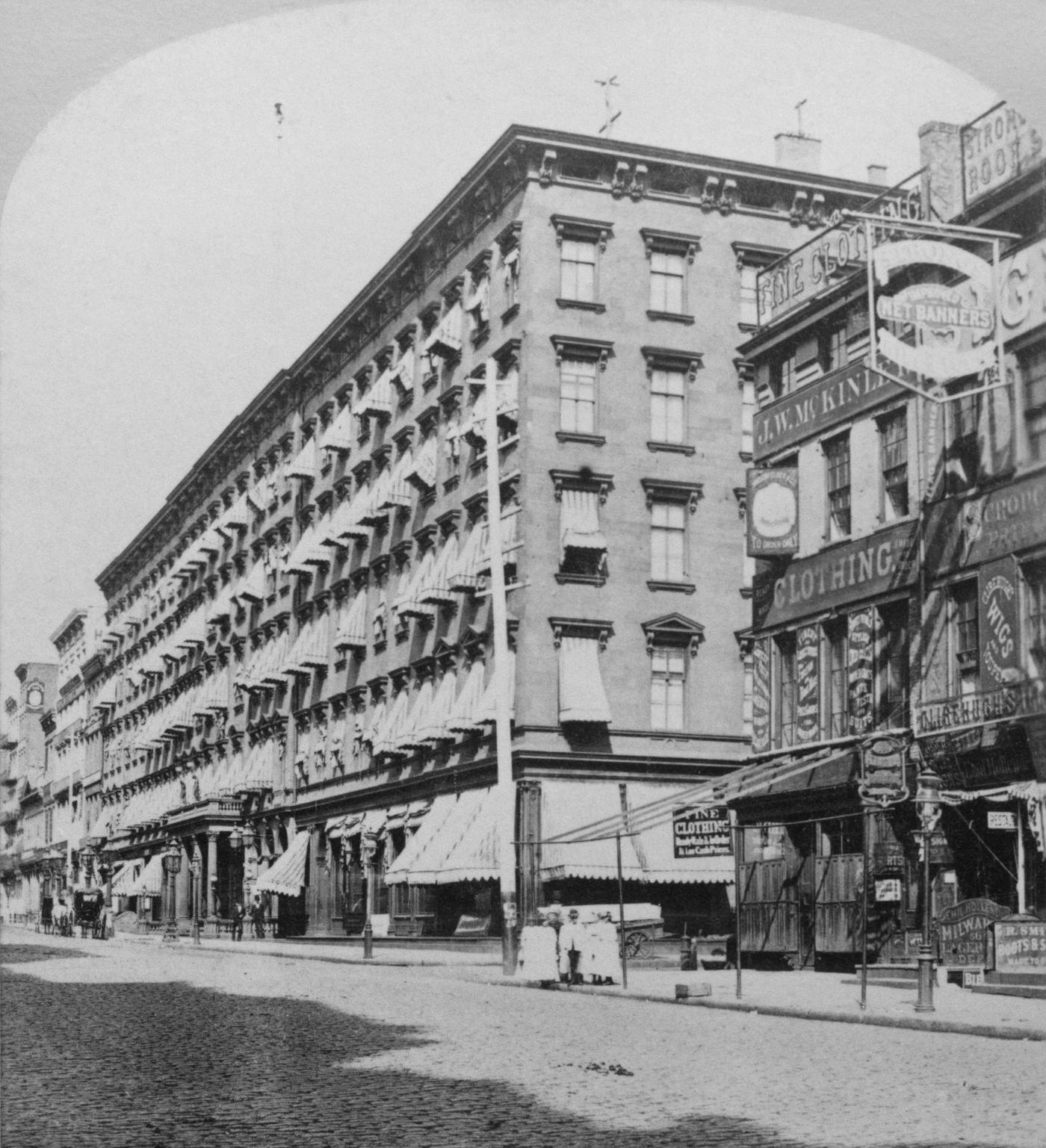 Metropolitan Hotel, Manhattan, New York City, 1875