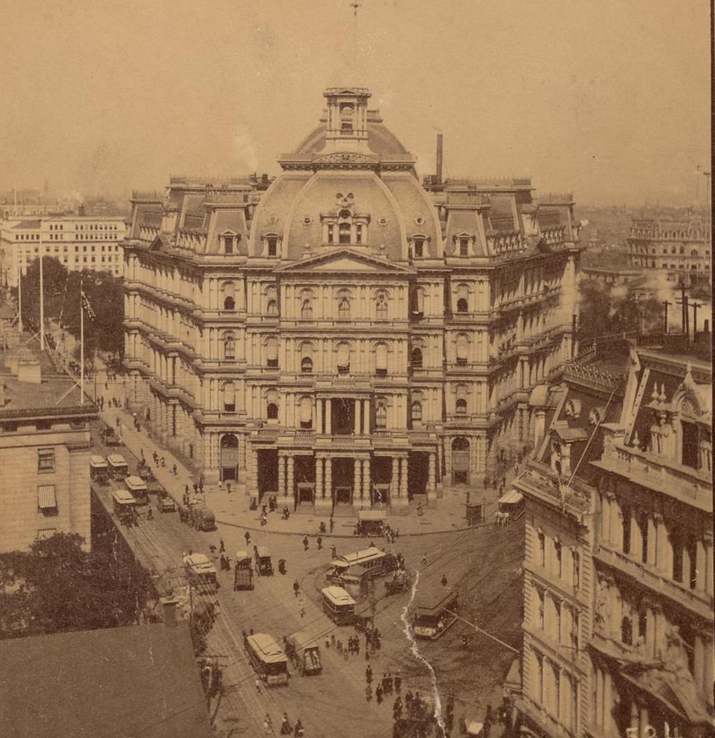 City Hall Post Office &Amp;Amp; Courthouse, 1870S