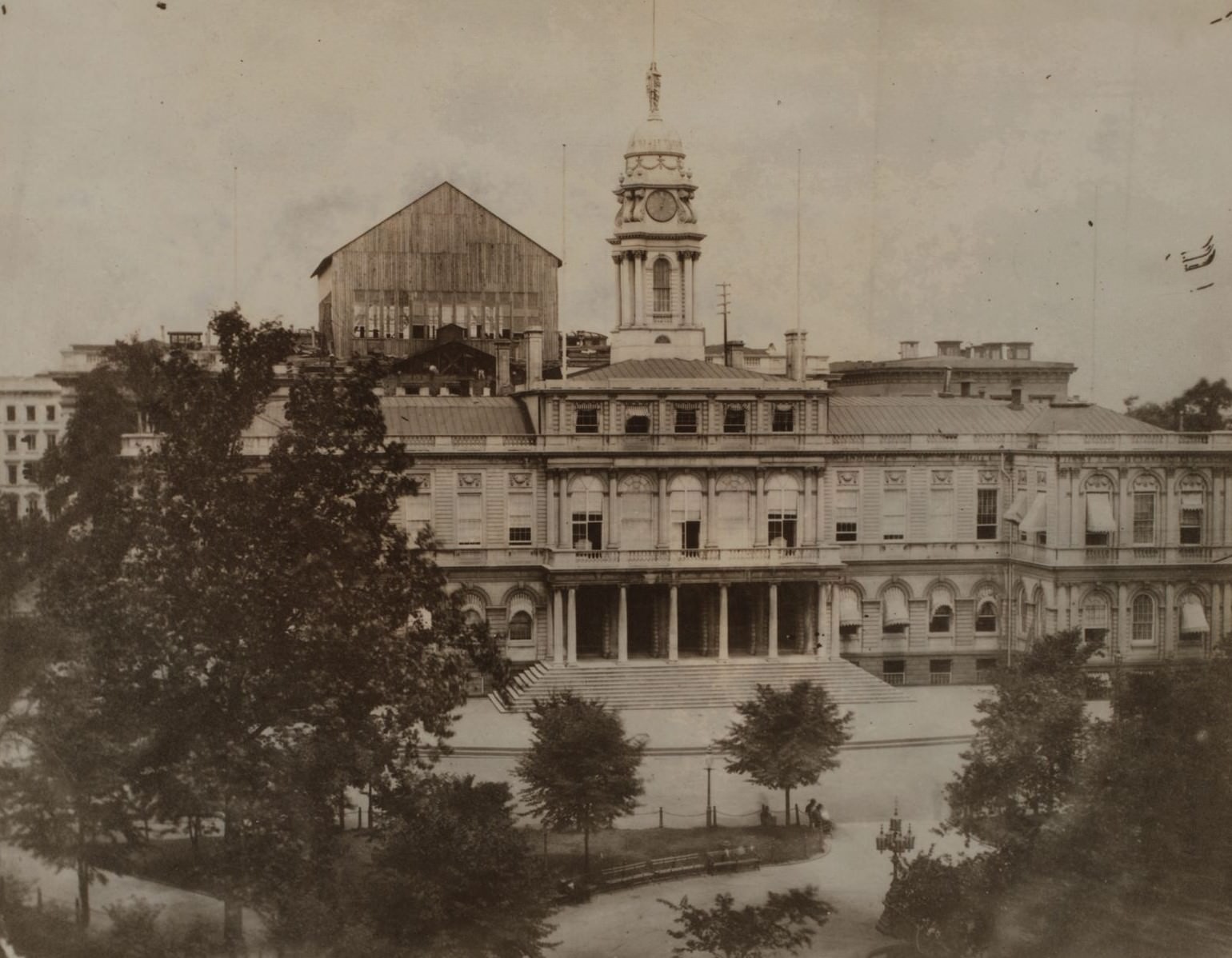 City Hall Park, Manhattan, 1870S