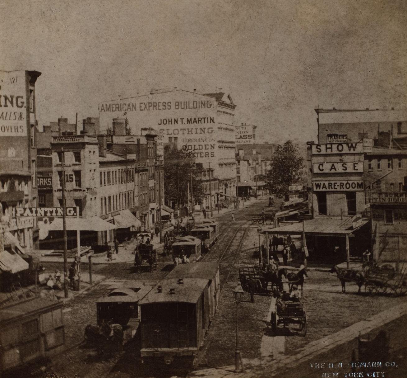 Hudson Street And Reade Street, Manhattan, 1870S