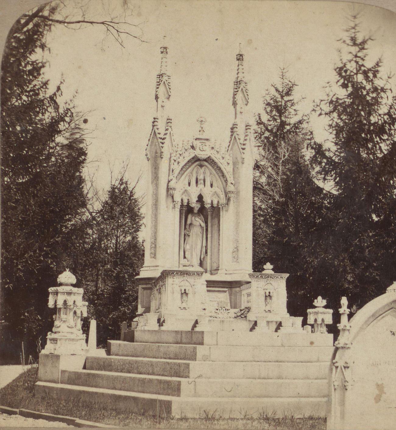 Monument Of Charlotte Canda At Greenwood Cemetery, Brooklyn, 1872