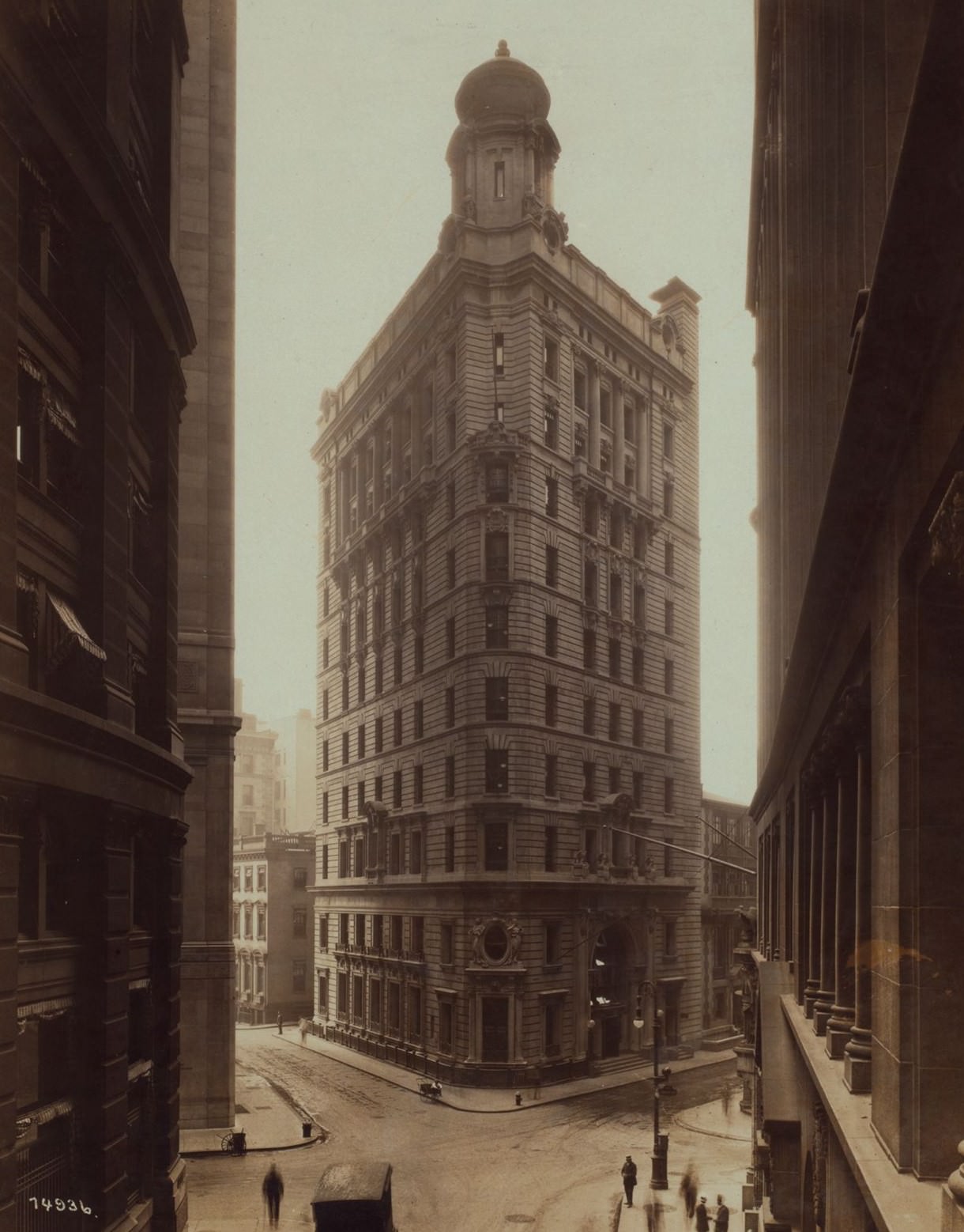 South William Street And William Street, Manhattan, 1870S