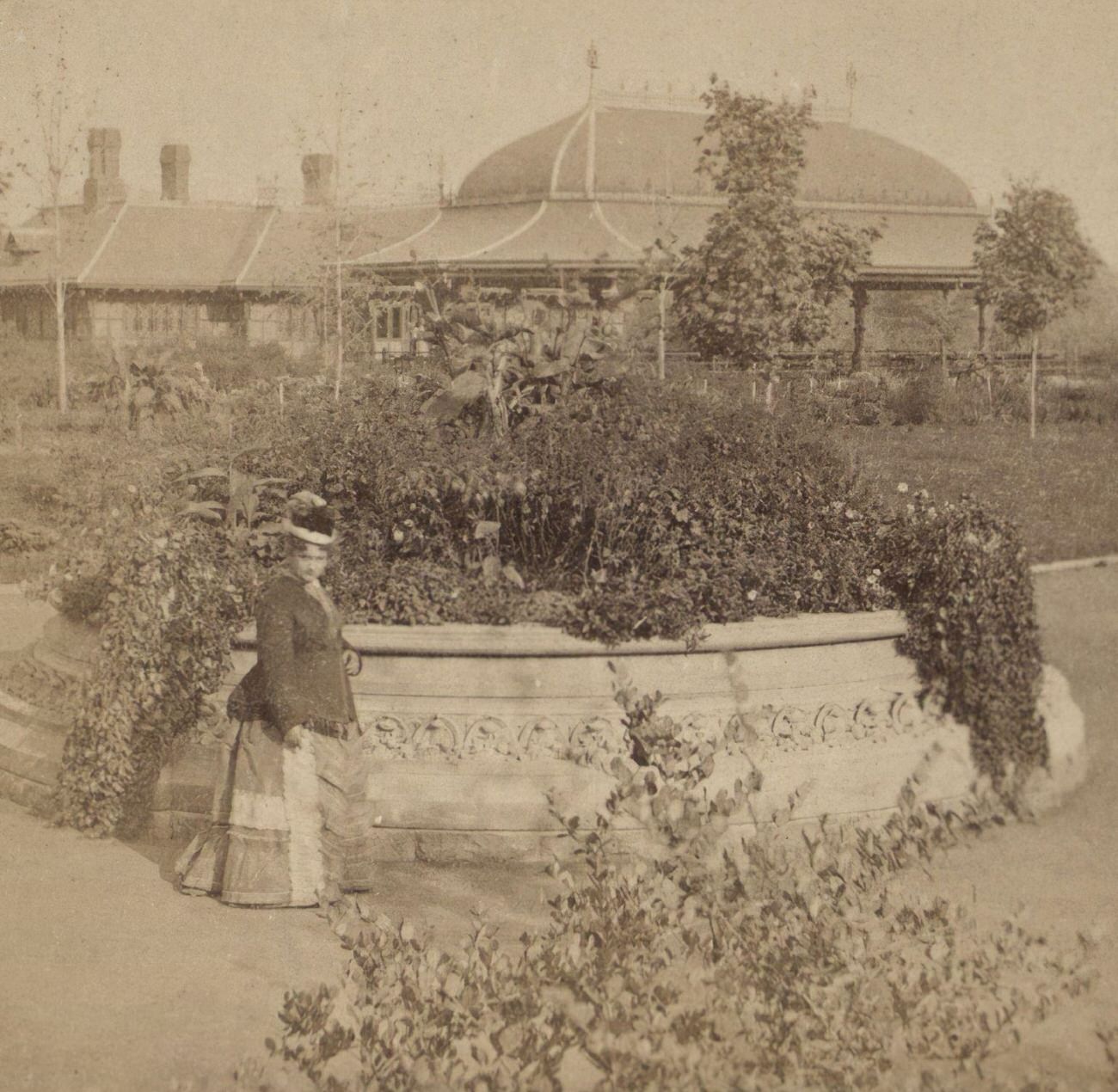 Idyllic Scene In Prospect Park, Brooklyn, 1872