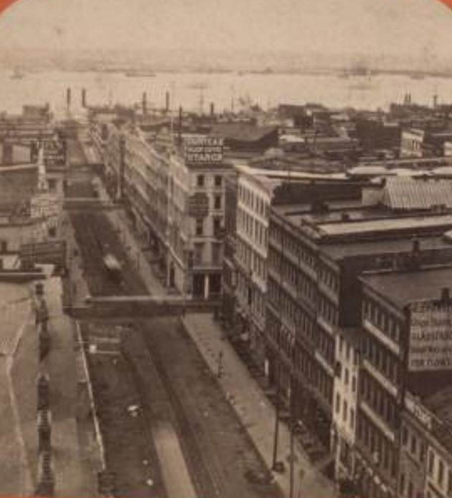 Panorama From The Post Office, 1870S