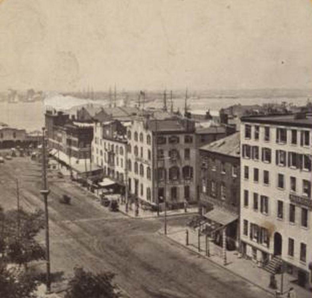 Battery St. And Broadway, 1870S