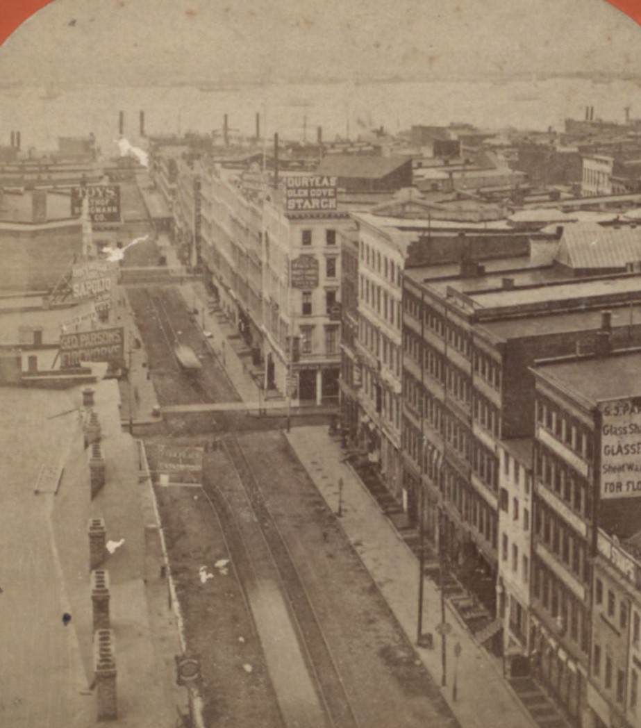 Park Place From The New Post Office, 1870S