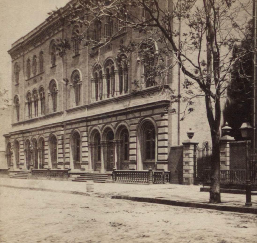 Astor Library, Lafayette Place, 1870S