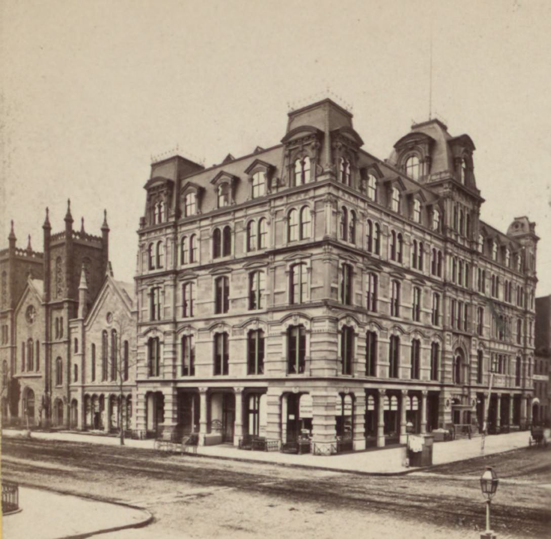 Young Men'S Christian Association Building - Cor. 23Rd St. And 4Th Ave, 1870S