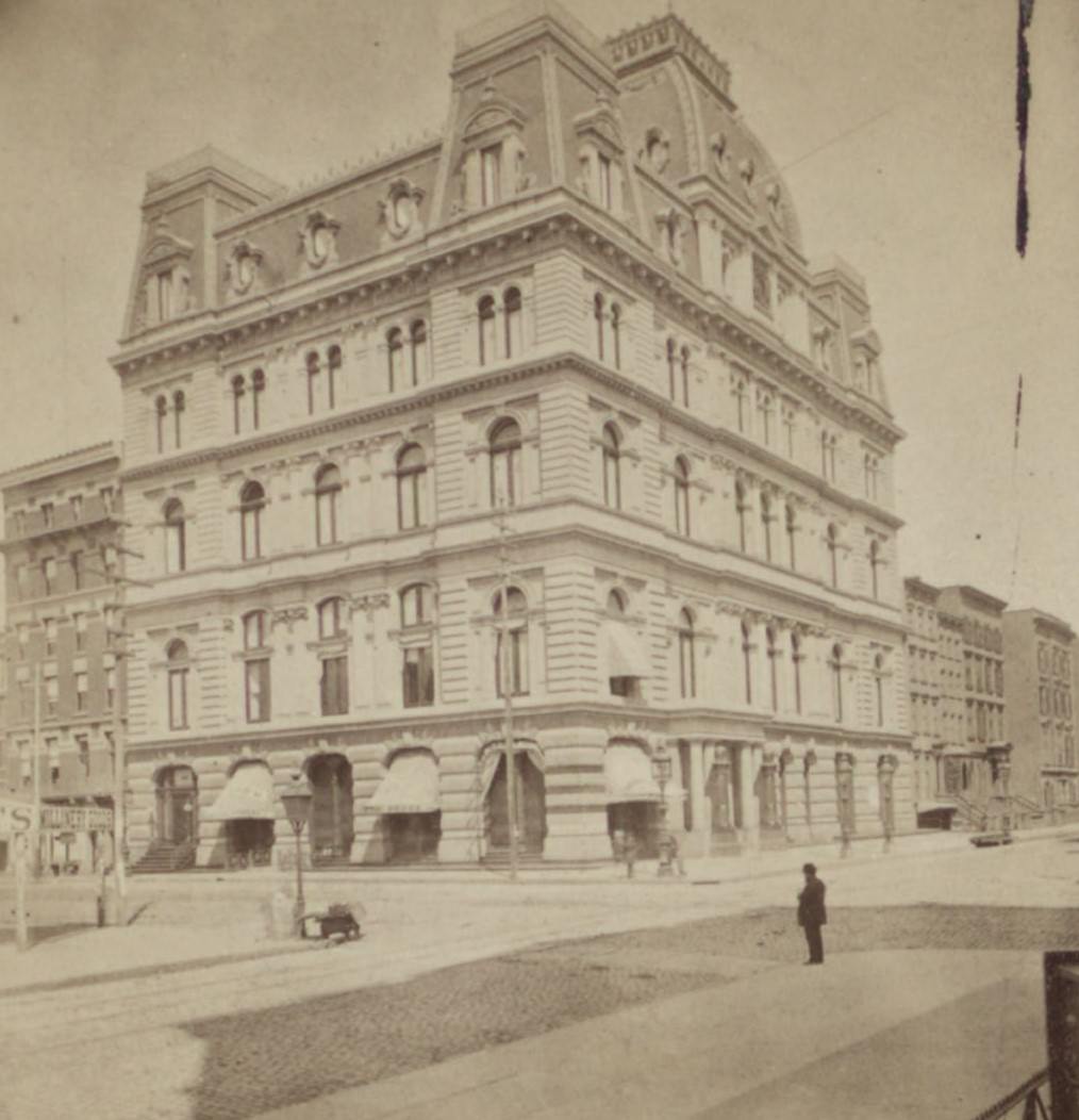 New Masonic Temple, 23Rd St. &Amp;Amp; 6Th Ave, 1870S