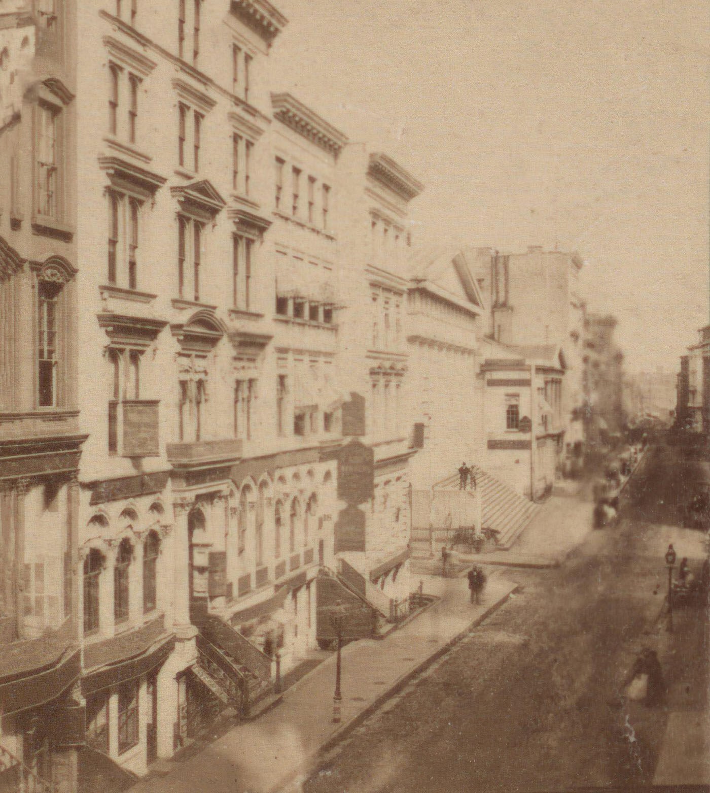 Wall Street, Manhattan, 1870