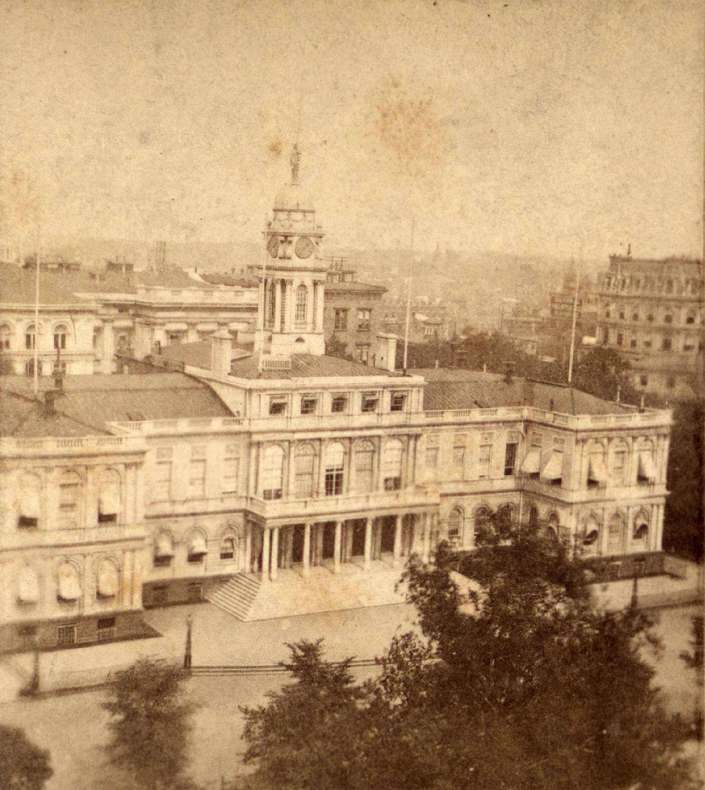 City Hall, Manhattan, 1870S